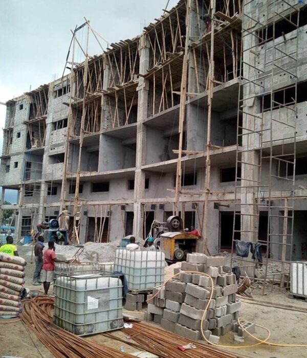 Construction d'un immeuble r+4